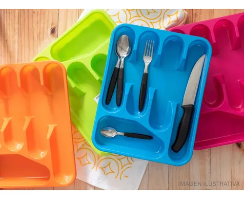 Organizador de cubiertos plastico sale