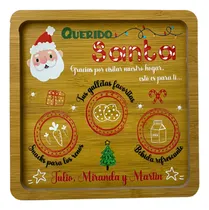 Comprar Bandeja Para Santa De Navidad Decoración Para Niños Y Hogar.