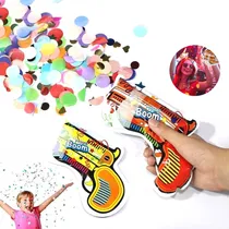 Comprar 15 Pzas Cañon Pistola De Confeti Autoinflable Para Fiestas
