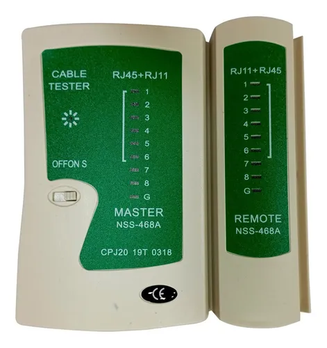 Tester Para Cable De Red Utp Rj45 - Rj11