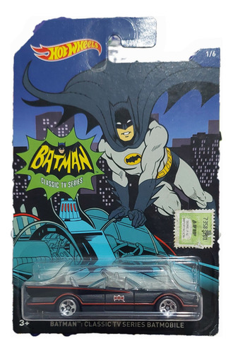 Hot Wheels Batman Classic Tv Series Batmobile Negro