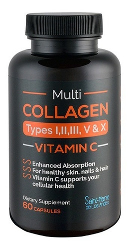 Cápsulas Colágeno + Vit. C - Potenciador  Absorción 30 Dosis