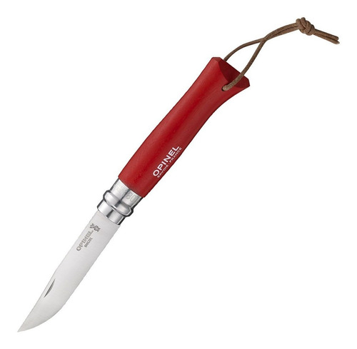 Cortaplumas Opinel Nº 8 Rojo 1705 De 8,5 Cm. Inoxidable