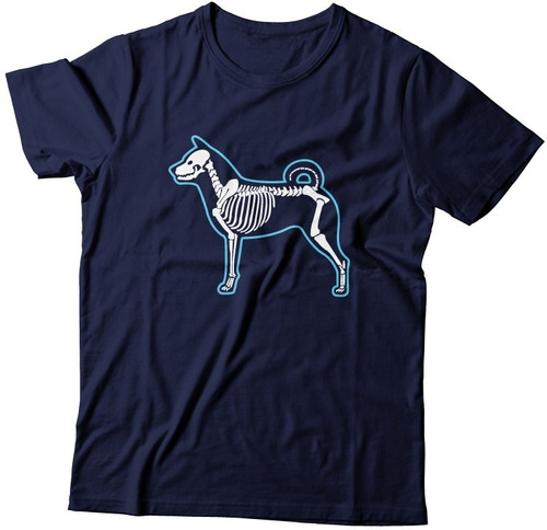 Playera Akita Esqueleto Perro Dog