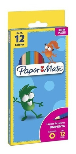 Creyones Paper Mate 12 Colores. Originales X 2 Unidades