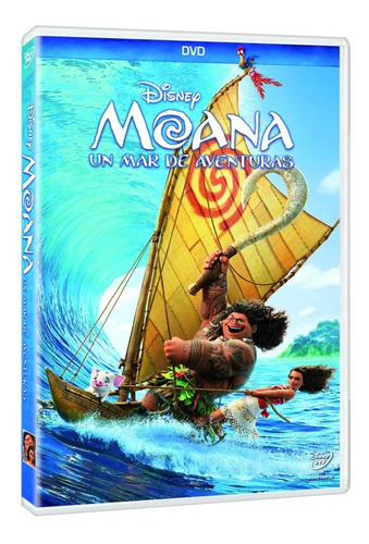 Dvd Moana Un Mar De Aventura - Princesas