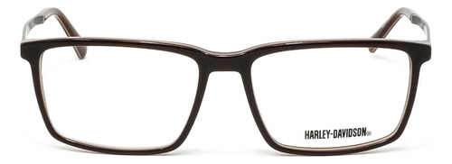 Lentes De Vista Transparente Harley Davidson Hd0995050 Color Marrón Talla M