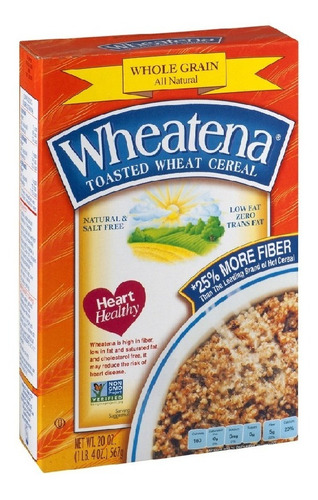 Cereal De Trigo Tostado Grano Entero Wheat Cereal Wheatena