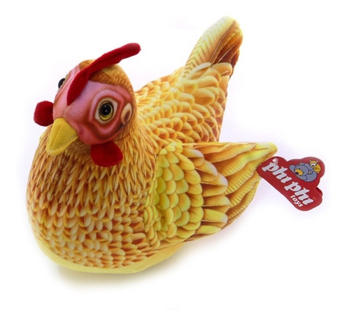 Imagen 1 de 6 de Gallina De Peluche 34 Cm Phi Phi Toys 1913