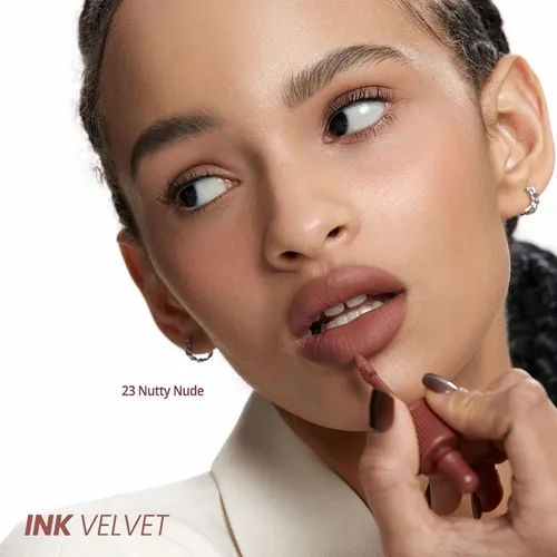 Peripera - Lip Tint Ink The Velvet- 23 Nutty Nude - Kbeauty