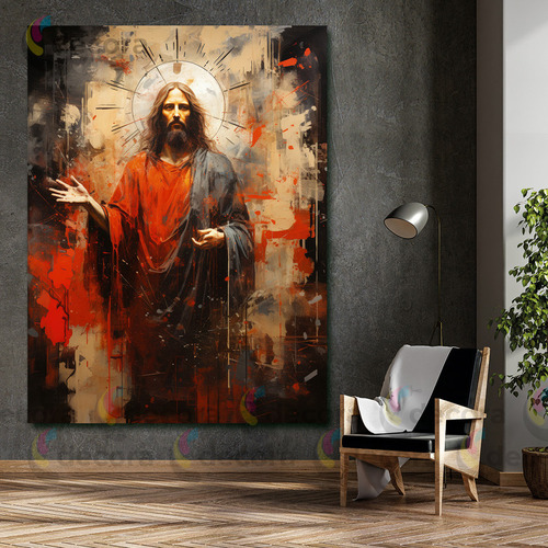 Cuadro Jesús De Nazaret Religion Catolico Canvas 60x40 Dios8