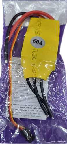 Esc/variador De Velocidad Brushless 60 A