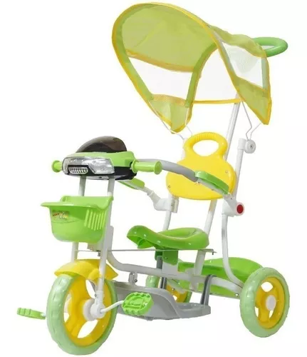 Carrinho De Passeio Triciclo Infantil Pedal Motoca Bebê