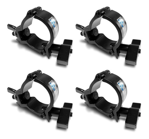 Pack X 4 Clamp Light Duty Black 100 Kilos