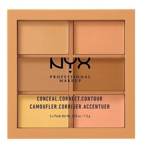 Nyx - Paleta de corretivo médio Conceal Correct Contour