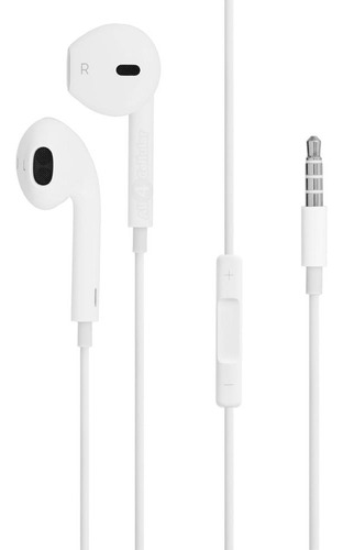 Manos Libres Apple Mod. Md827 Color Blanco