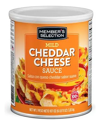 Salsa Chedar Members Sabor Suave 3 K