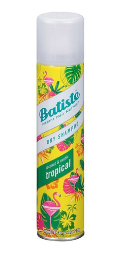 Shampoo Seco. Tropical Batiste Aroma Coco Pelo Sin Grasa Cvl