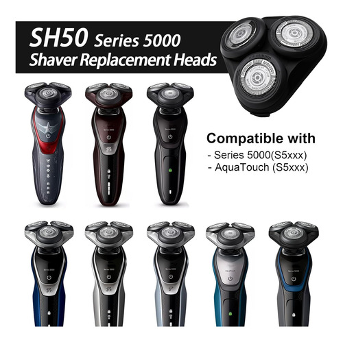 Supernb Sh50 Set Full Shaver Reemplazo De Reemplazo Para Phi