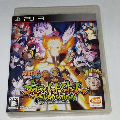 Naruto Storm Revolution Japonés Ps3 - Longaniza Games 