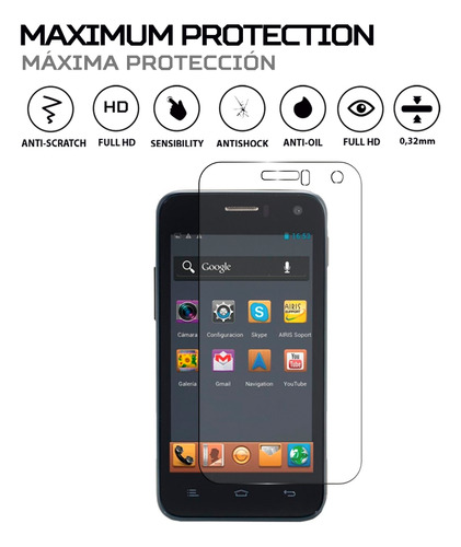 Protector Mica Pantalla Para Airis Tm475