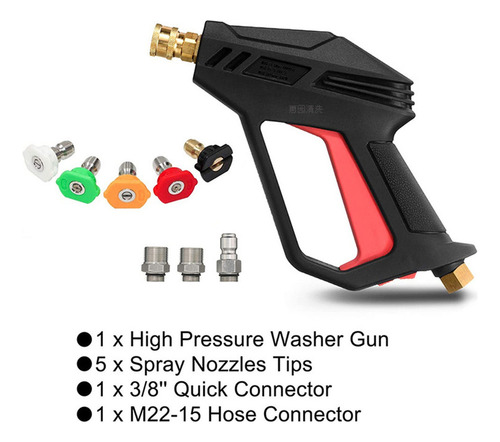 Para Pistola De Lavado A Presión Con Varita De Extensión De