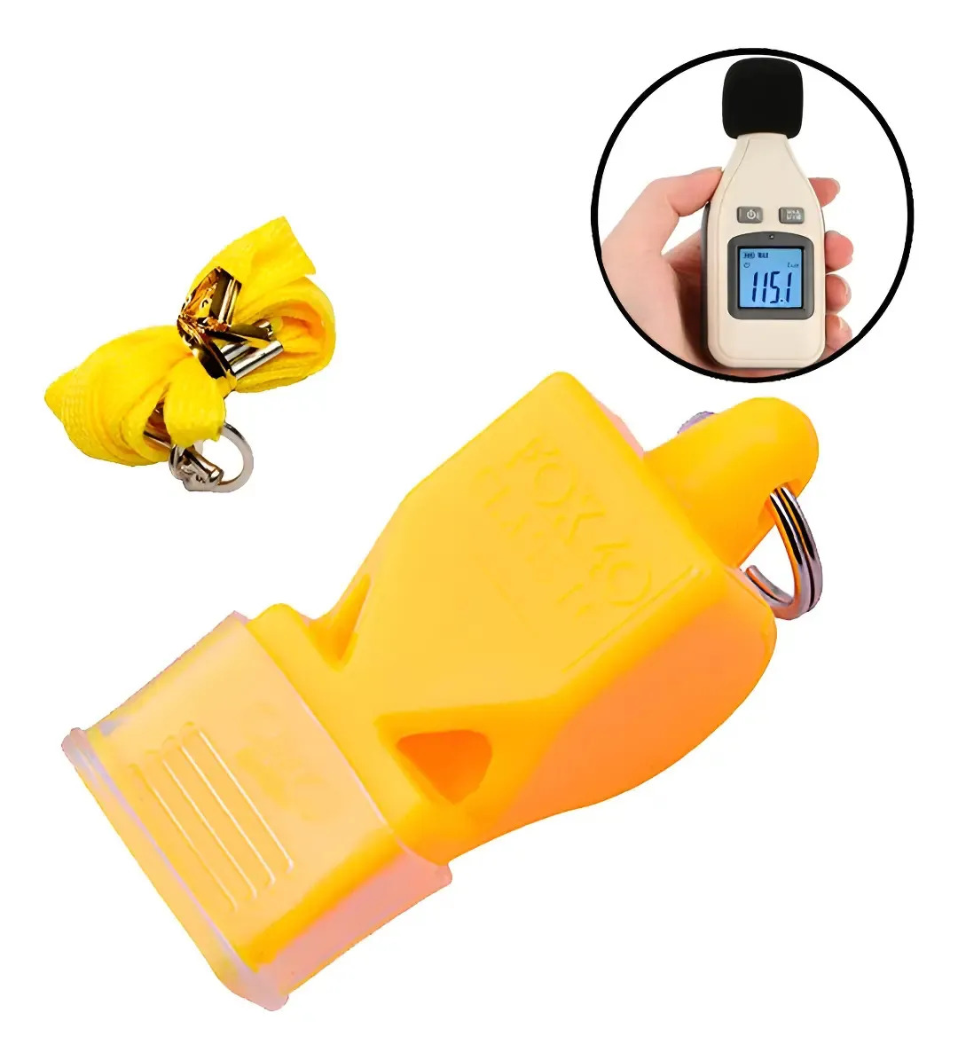 Apito Fox 40 Classic Embalagem Lacrada Rapido Cor Amarelo