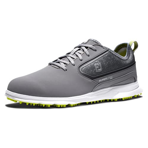 Footjoy Hombres Superlites Xp Golf Shoe, Grey/lime, 8jqnt