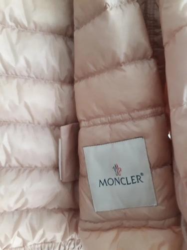 Campera Moncler Longue Saison Niña Original Talle 10 Pluma