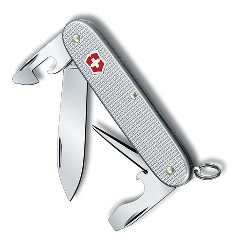 Navaja Suiza Victorinox Pioneer Alox Cachas Aluminio 8 Servi