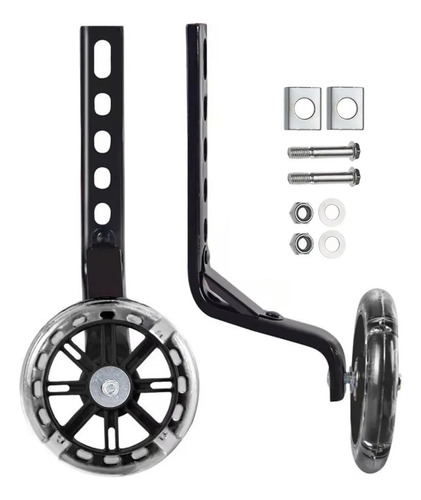 Rodas De Treinamento De Ciclismo Lateral Com Luz Led 12-20