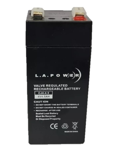 * * Batería 4v 4.5ah 4ah Recargable L.a.power * *