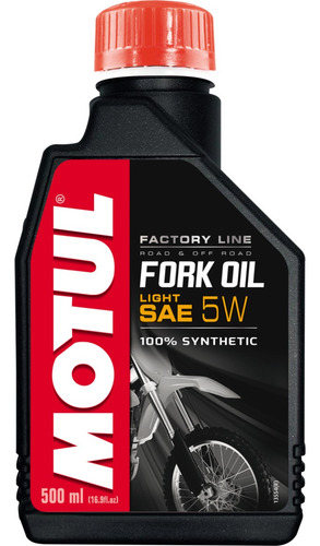 Aceite Motul Fork Oil Factory Line 5w (1litro)