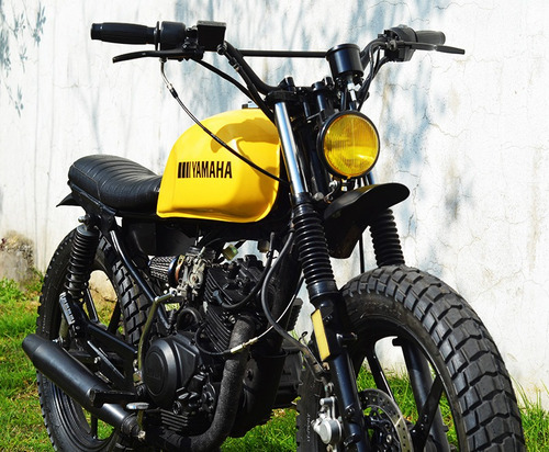 Cafe Racer Scrambler Tracker Suzuki Yamaha Honda Bobber 125c