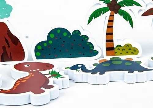 Imagen 3 de 6 de Figuras Goma Eva Dinos Al Agua Multieva 93002