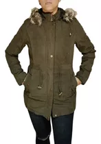 Comprar Parka De Mujer Gabardina Campera Larga Corderito Ynsignya