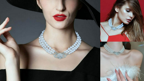 Collar Choker Perlas Blancas Estilo Vivienne Westwood???