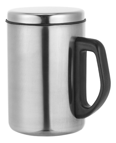 Taza De Café Aislante De Acero Inoxidable Con Asa Reutilizab