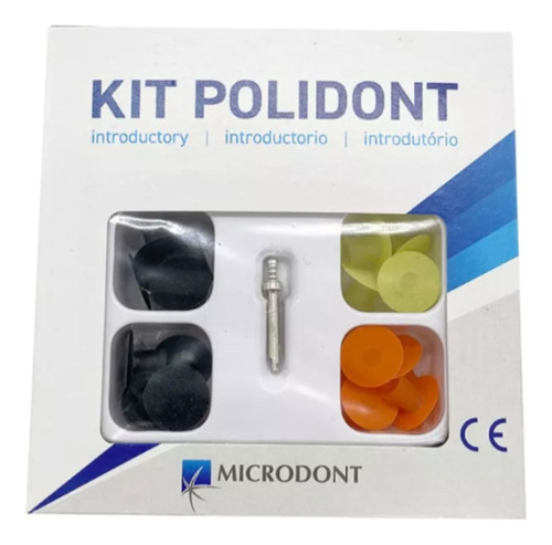 Kit De Discos Pulidores Polidont X 28 + Mandril Microdont
