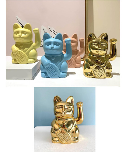 Estatuas De Gato De La, Escultura De, Decoraciones Para Azul