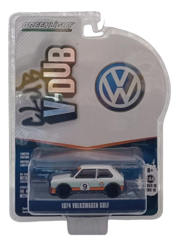 Auto Coleccion Volkswagen Golf ´74 Greenlight Gulf