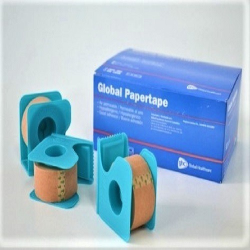 Imagen 3 de 4 de Tela Adhesiva, Papel Microporosa 5cm Color Piel 1 Unidad