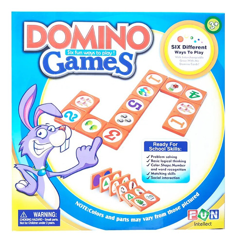 Domino Infantil De Números Y Formas