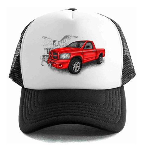 Gorra Camioneta Dogde Ram 2008 Roja 