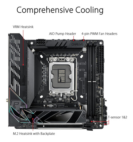 Asus Rog Strix Z790-i Gaming Wifi 6e Lga1700 Preto