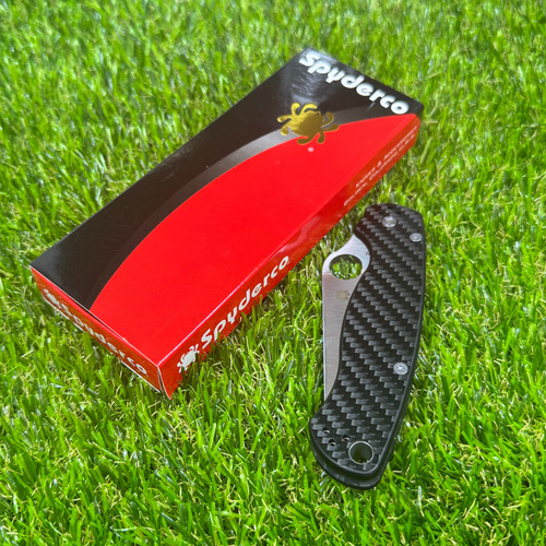 Canivete Spyderco C81 Drop Point Cpm-s45vn Carbon Fiber