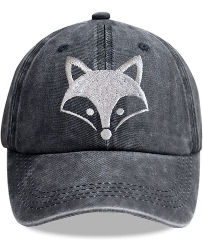 Sombrero De Cabeza De Zorro Animal, Gorra De Béisbol Bordada