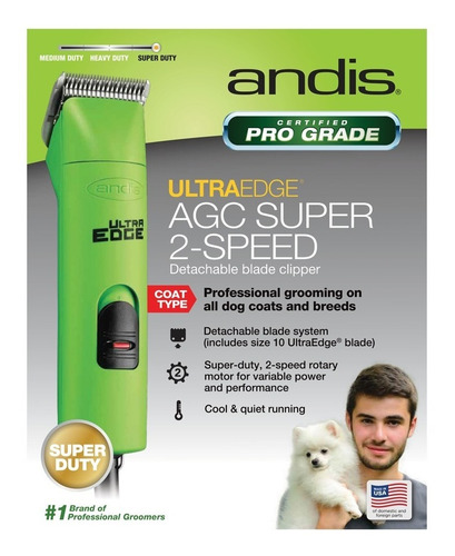 Imagen 3 de 4 de Maquina Profesional Andis Agc2 De 2 Velocidades
