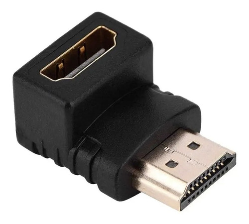 Extensor Codo 90° Adaptador Hdmi Conexión Curva Macho Hembra