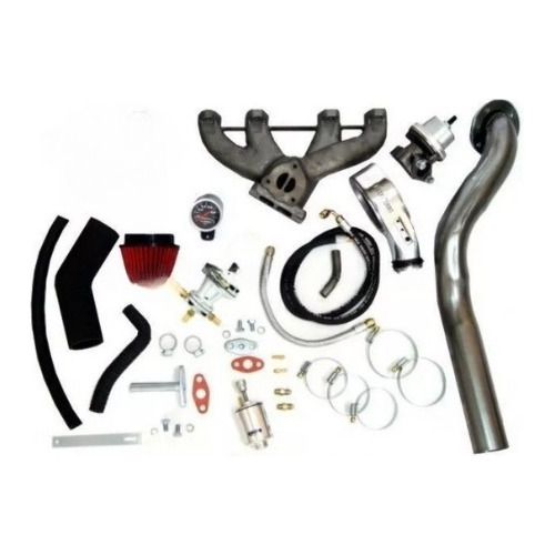 Kit Turbo Vw Ap Pulsativo Pra Cima Injeção Mi (sem Turbina)